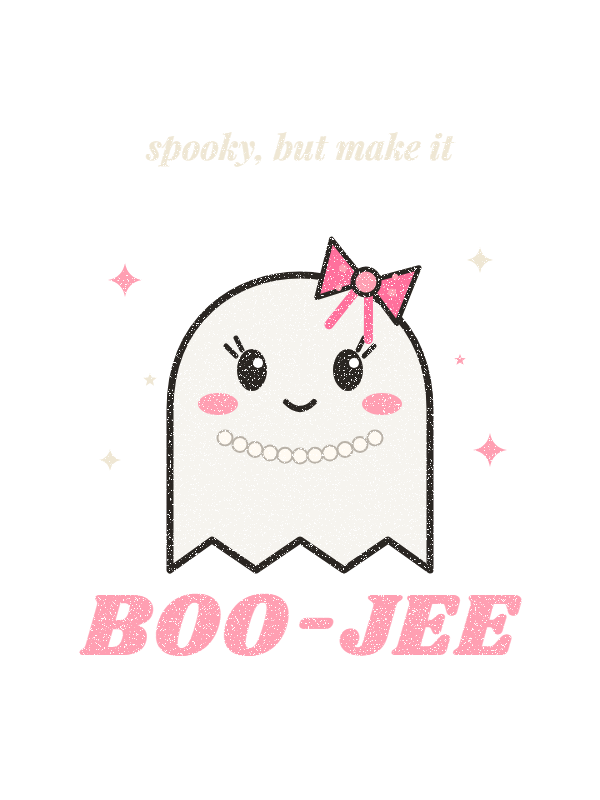 Boo-Jee Ghost Sweatshirt design artwork