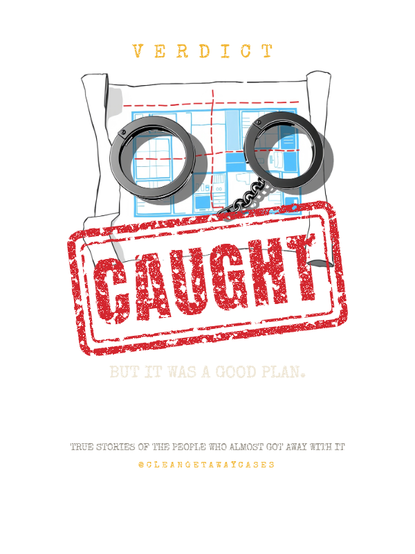 Verdict: Caught Tee design artwork