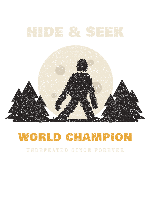 Hide & Seek Champion Tee design artwork