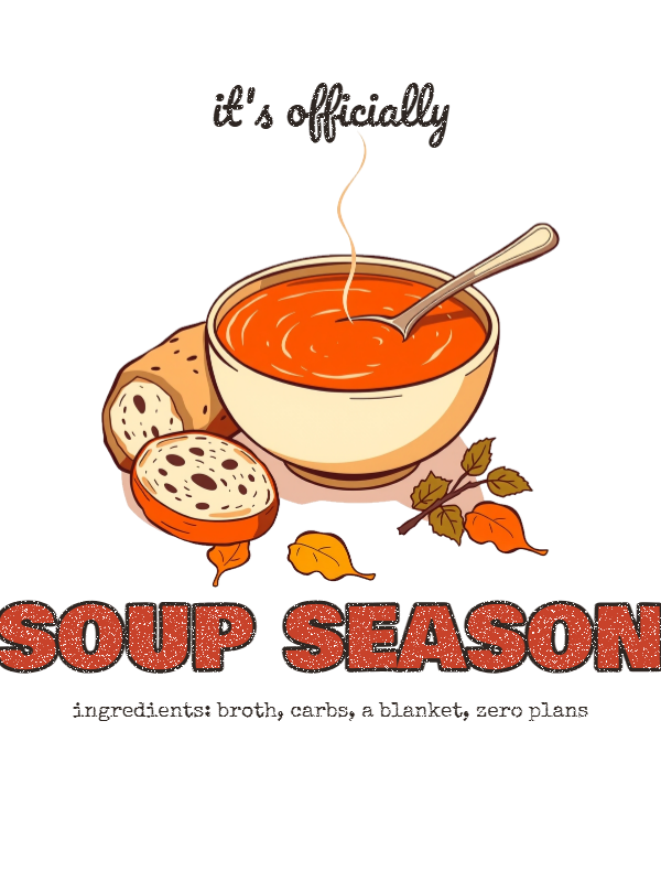 Soup Season Sweatshirt design artwork