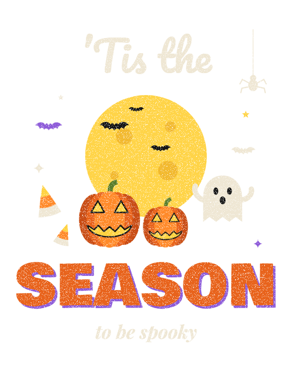 'Tis the Season to Be Spooky Tee design artwork