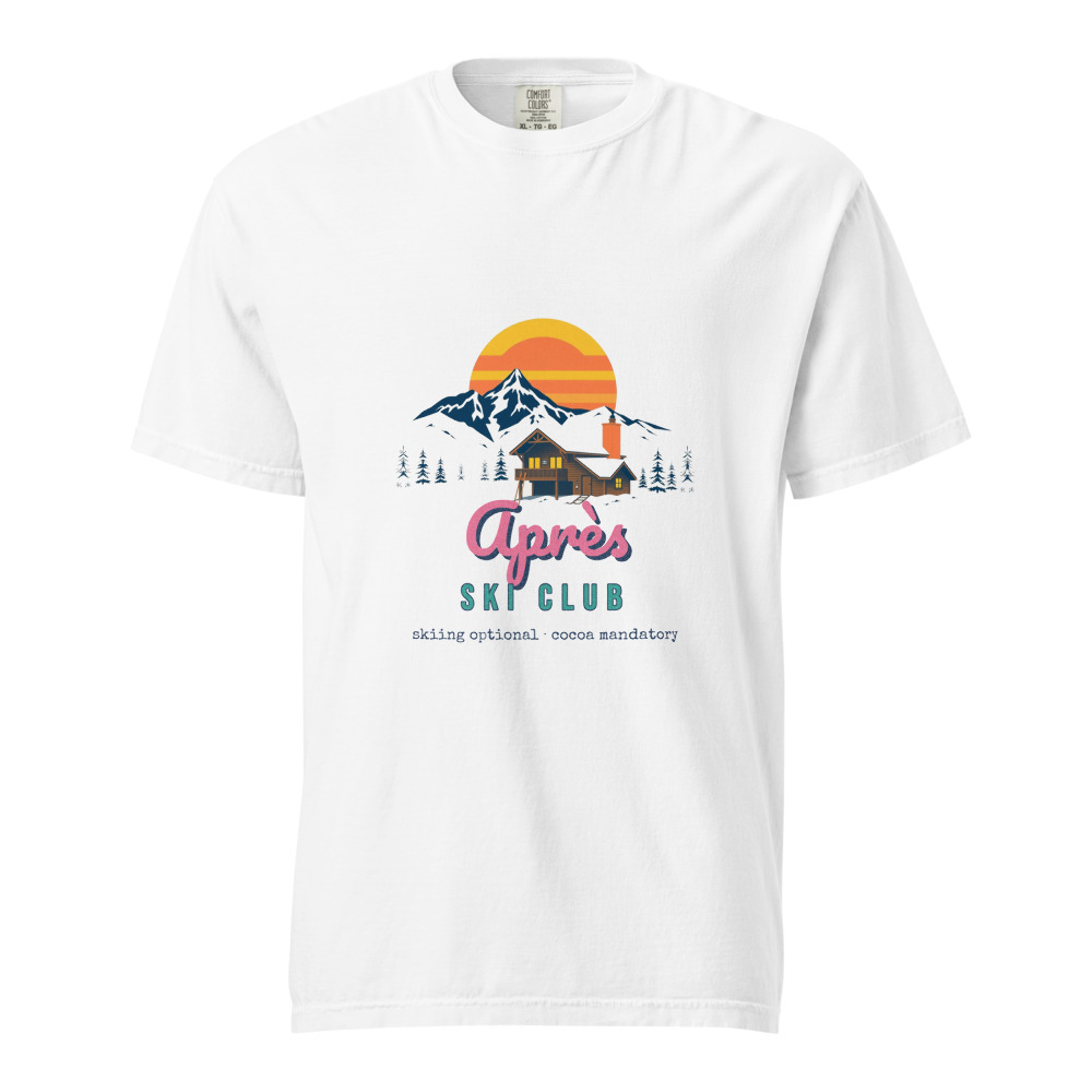 Après Ski Club Tee in White