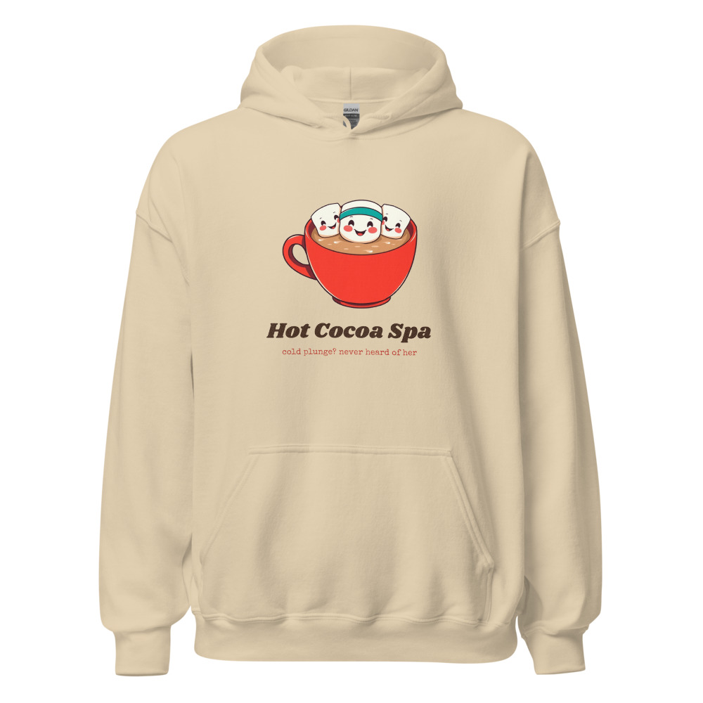 Hot Cocoa Spa Hoodie, Sand