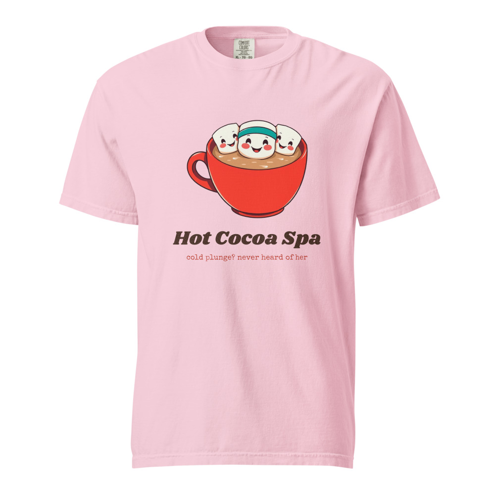 Hot Cocoa Spa Tee in Blossom