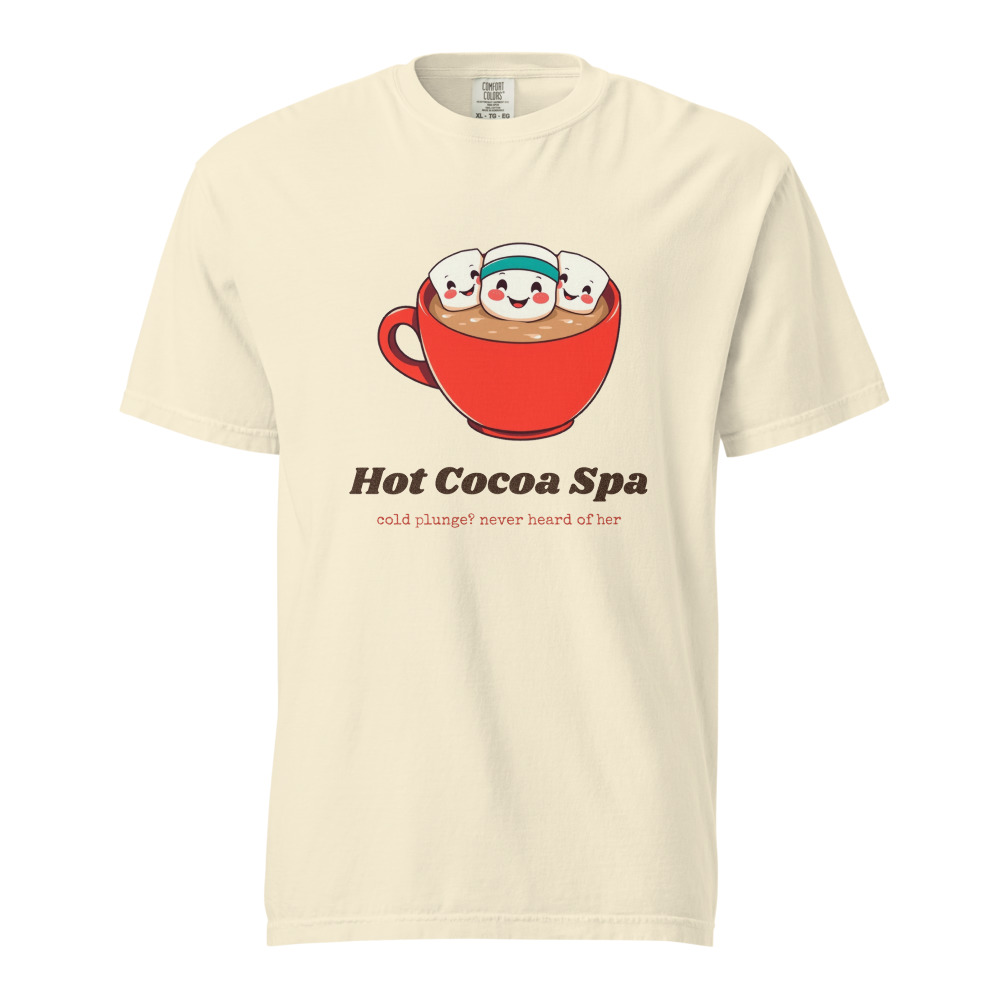 Hot Cocoa Spa Tee, Ivory