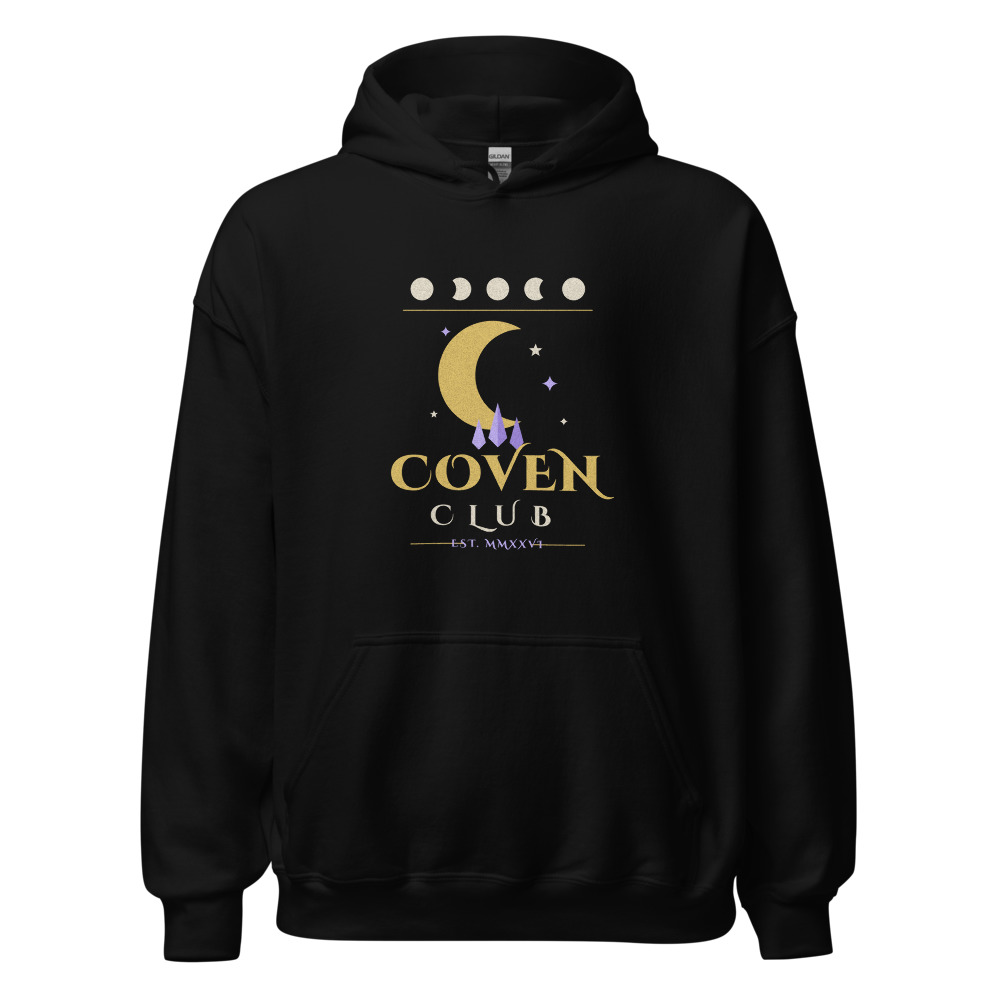 Coven Club Hoodie in Black