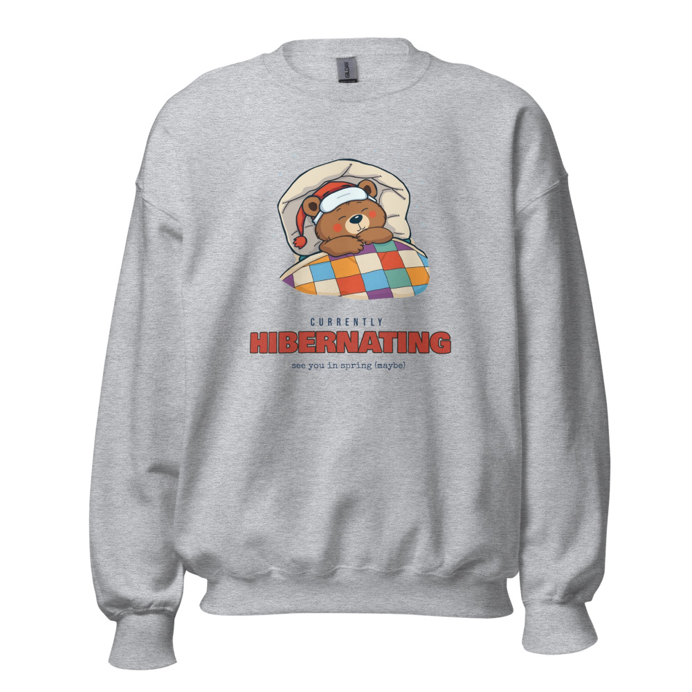 Currently Hibernating Sweatshirt in Sport Grey