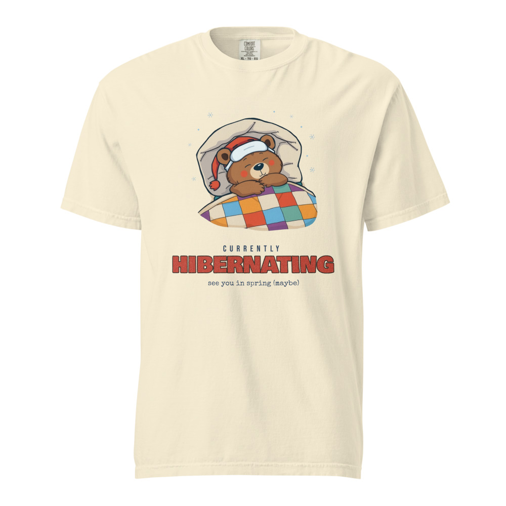 Currently Hibernating Tee in Ivory