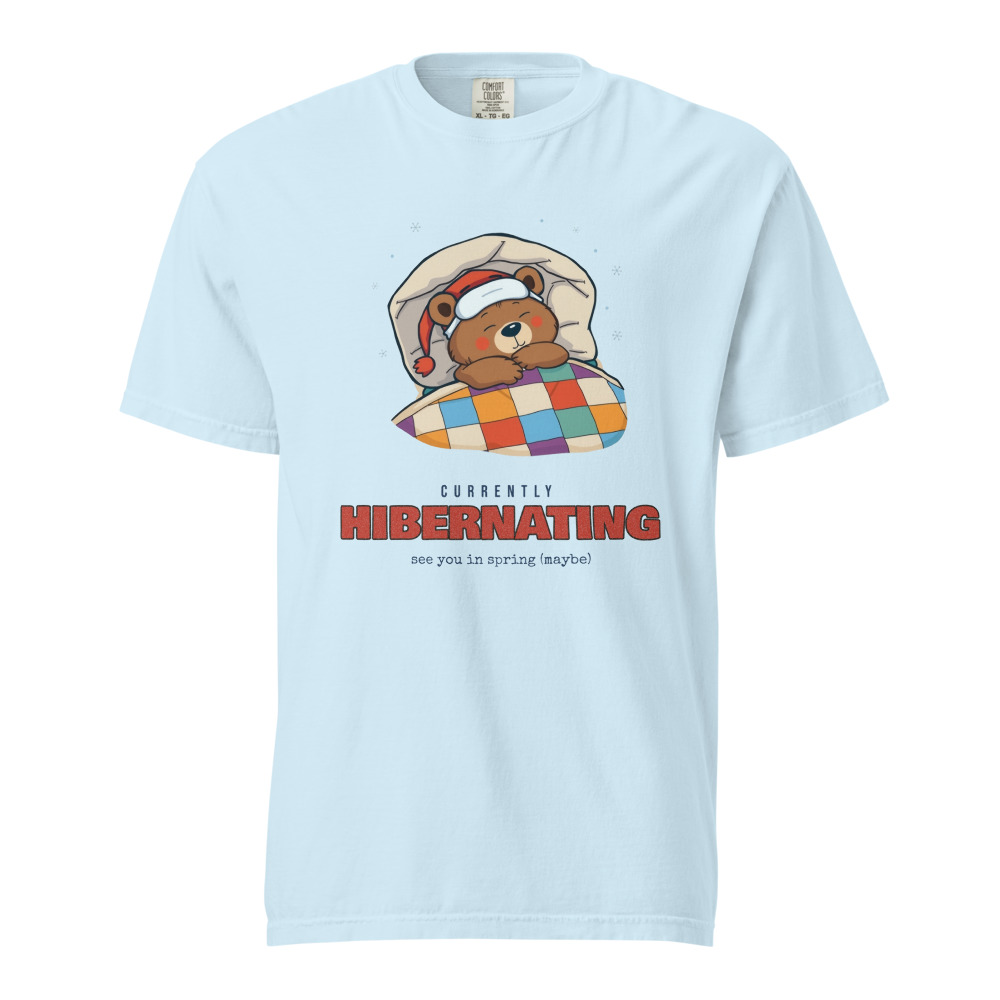Currently Hibernating Tee, Chambray