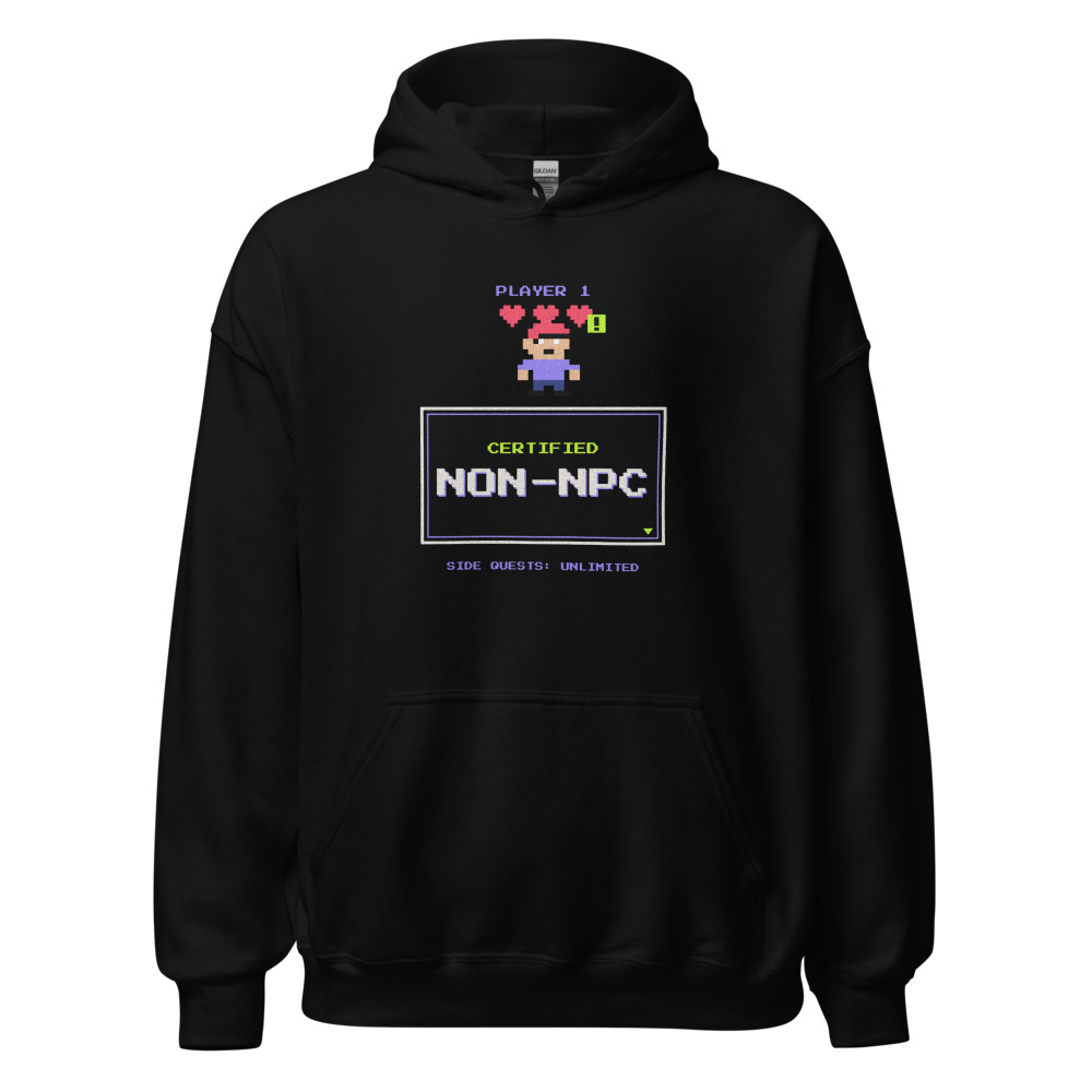 Certified Non-NPC Hoodie, Black