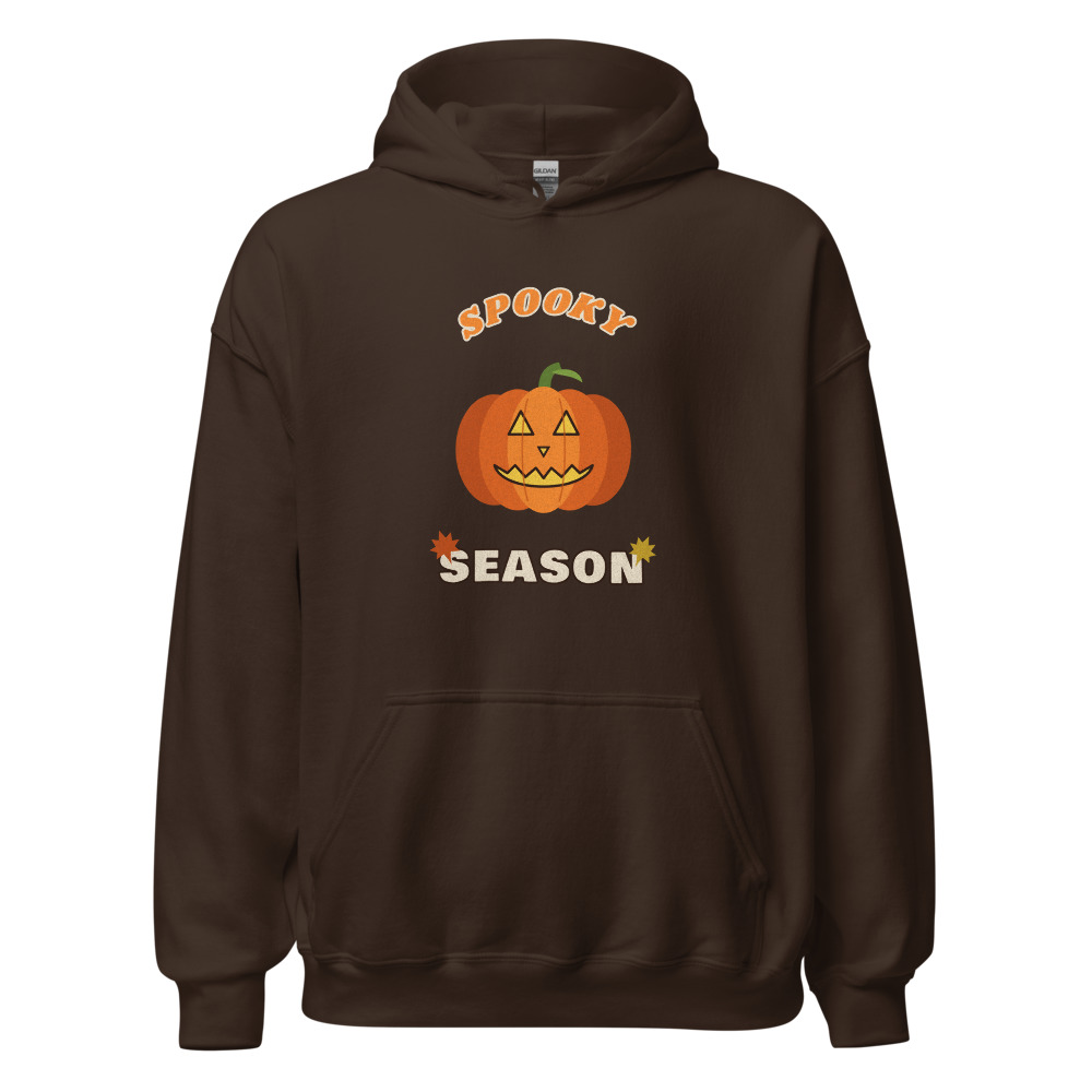 Vintage Pumpkin Hoodie, Dark Chocolate