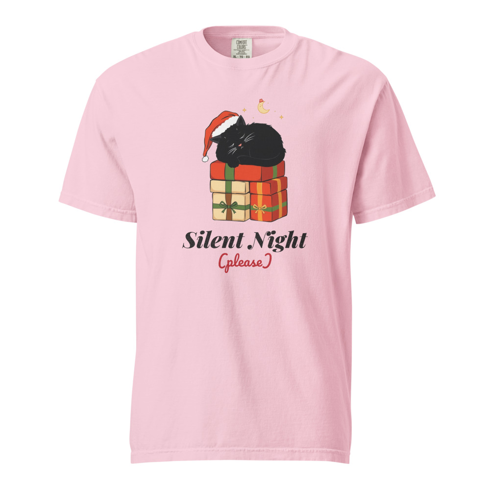 Silent Night (Please) Tee in Blossom