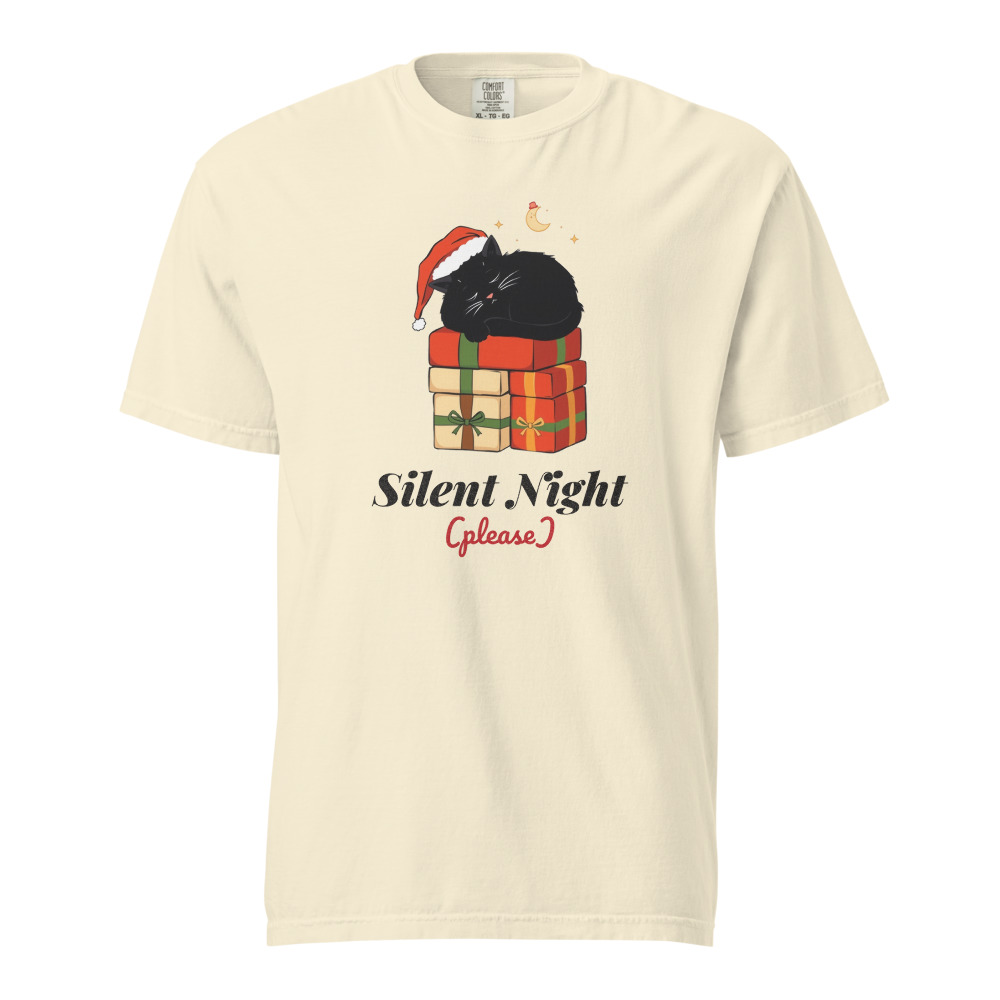 Silent Night (Please) Tee, Ivory