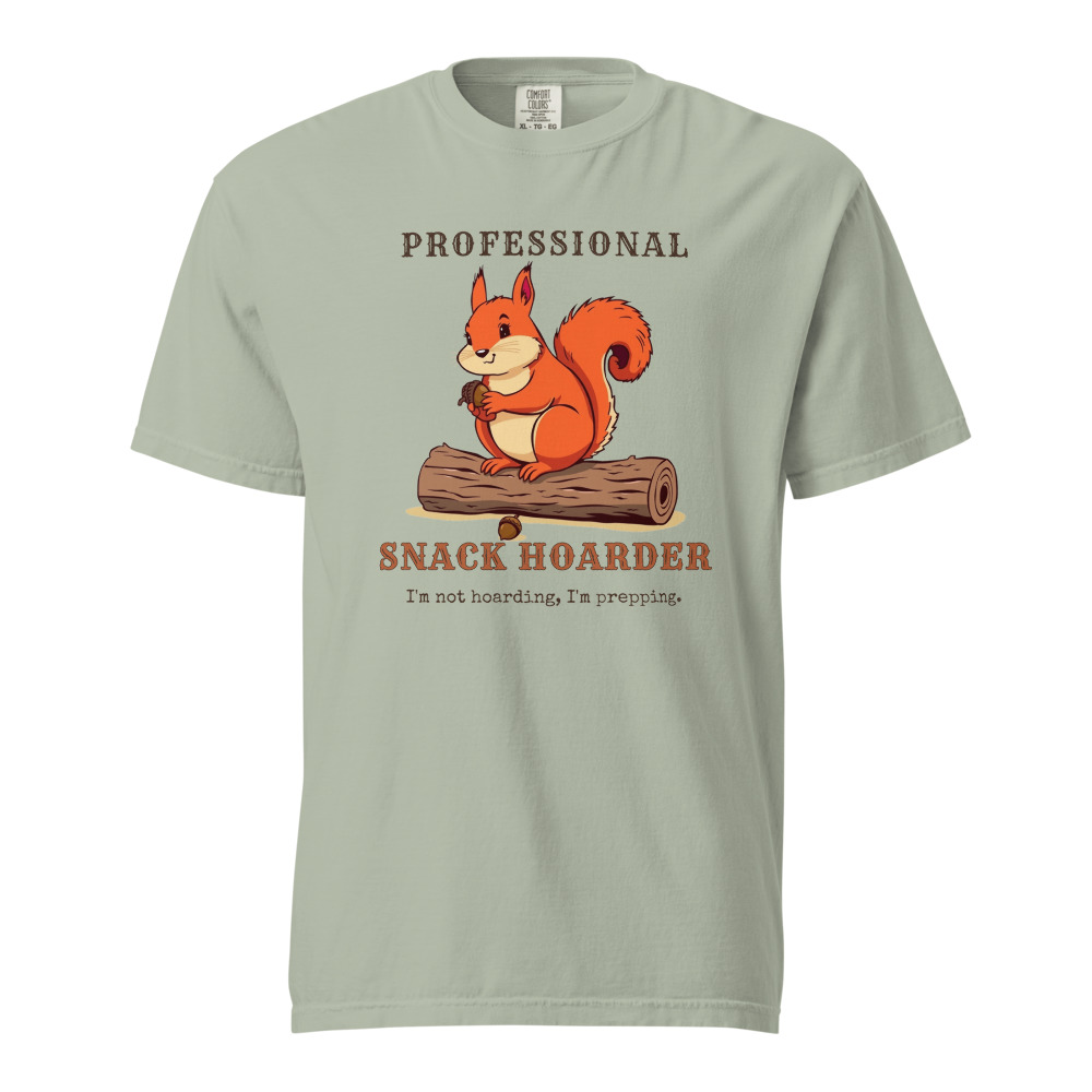 Professional Snack Hoarder Tee in Bay