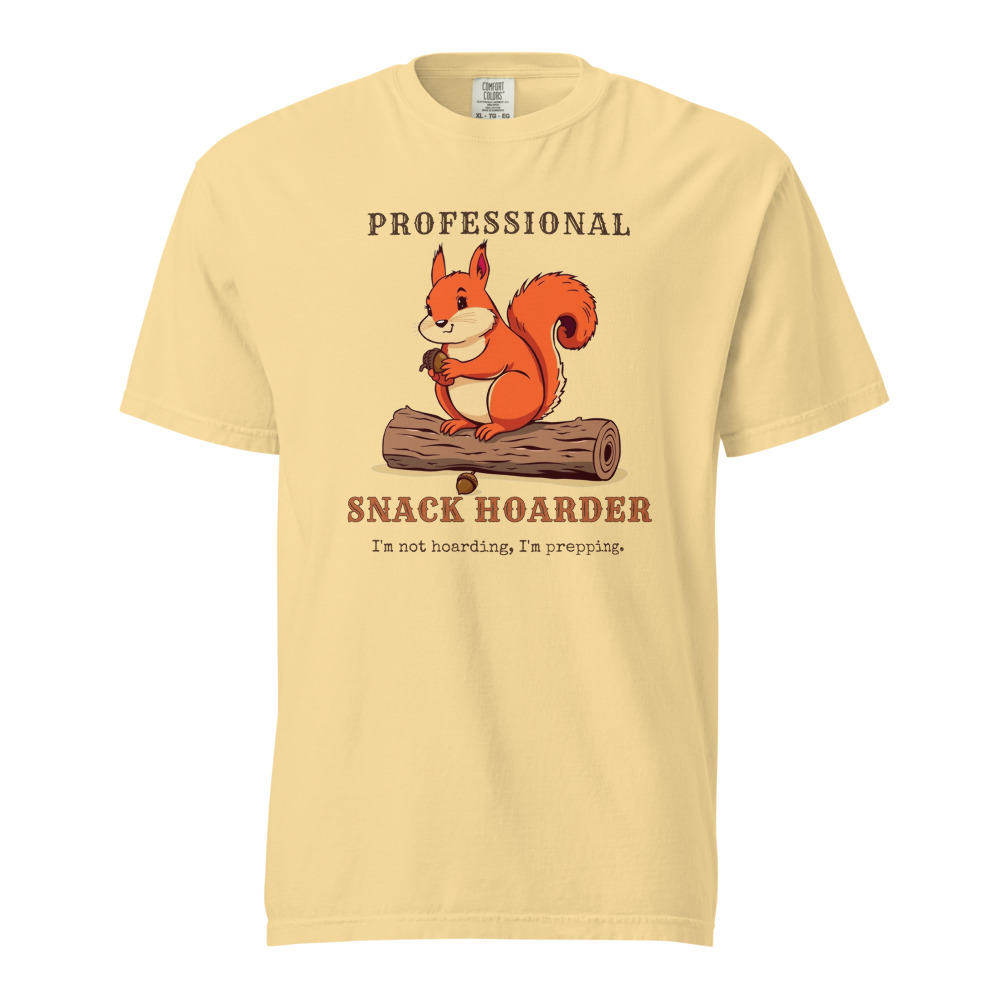Professional Snack Hoarder Tee in Butter