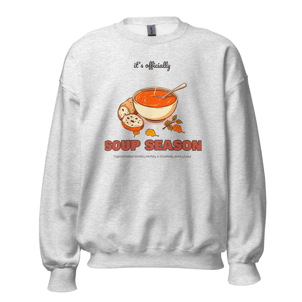 Soup Season Sweatshirt in Ash