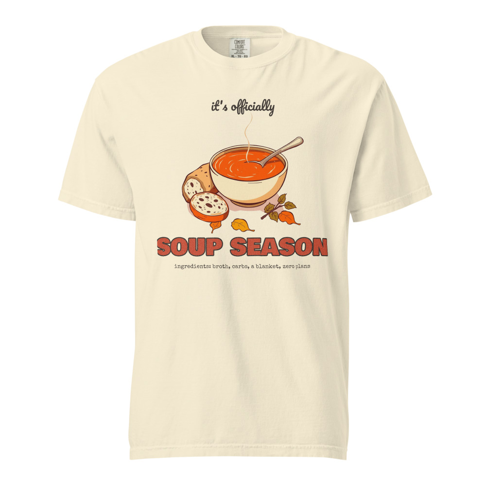 Soup Season Tee in Ivory