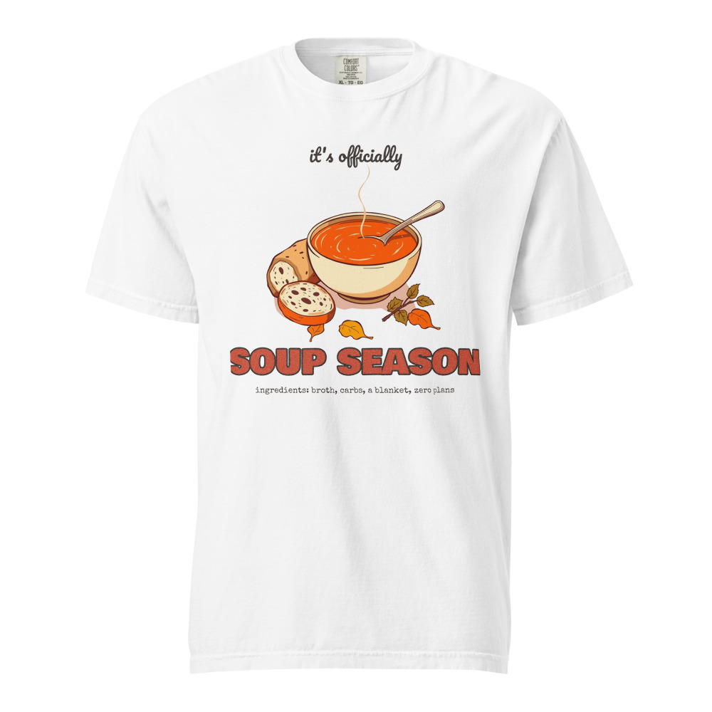Soup Season Tee in White