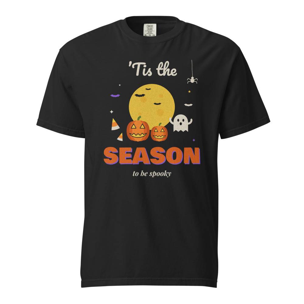 'Tis the Season to Be Spooky Tee in Black