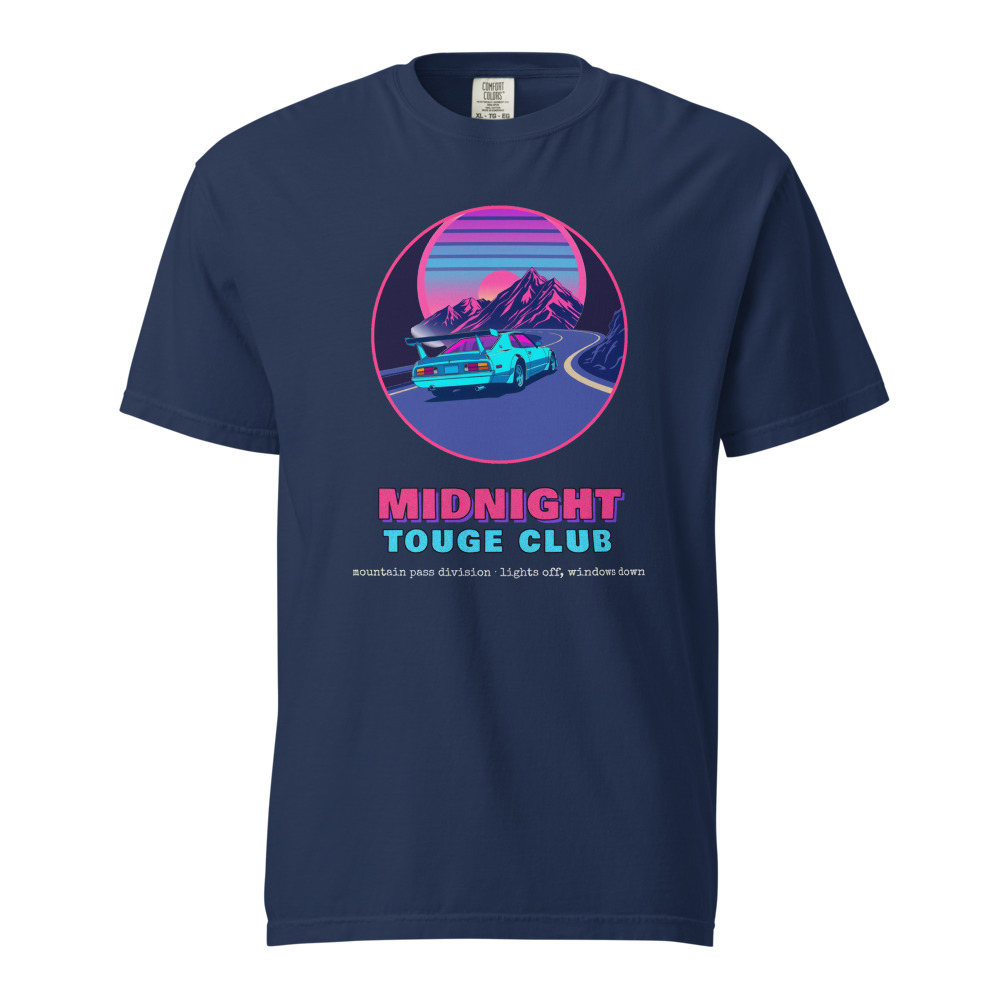 Midnight Touge Club Tee in True Navy