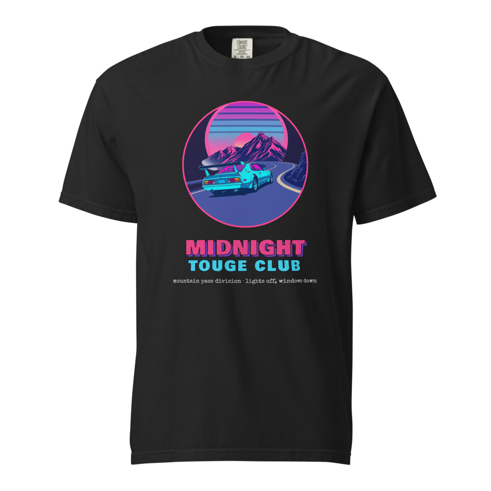 Midnight Touge Club Tee, Black