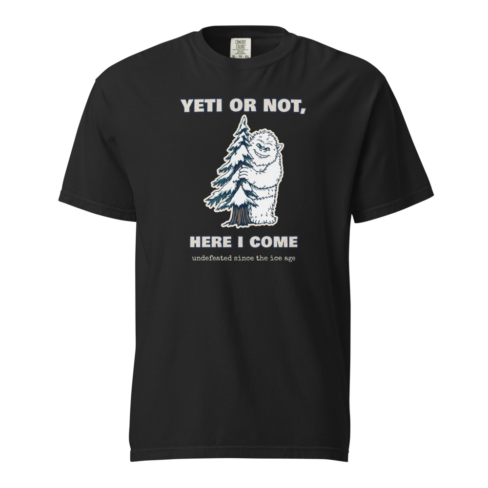 Yeti or Not Tee in Black